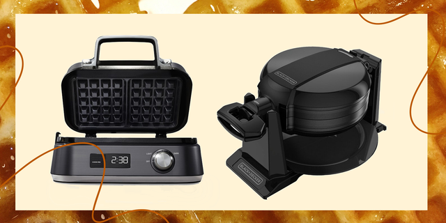 collage of waffle irons
