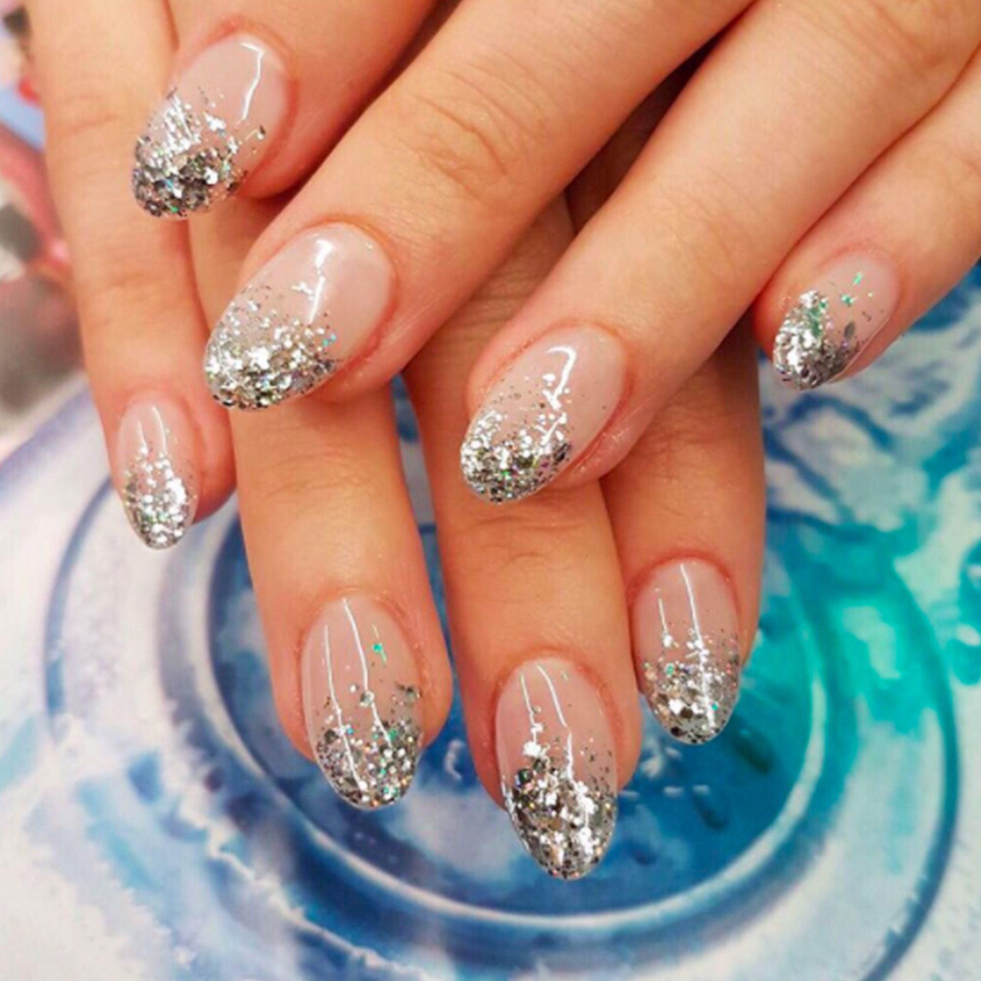 19 Best Glitter French Manicure Ideas for 2020  Glamour