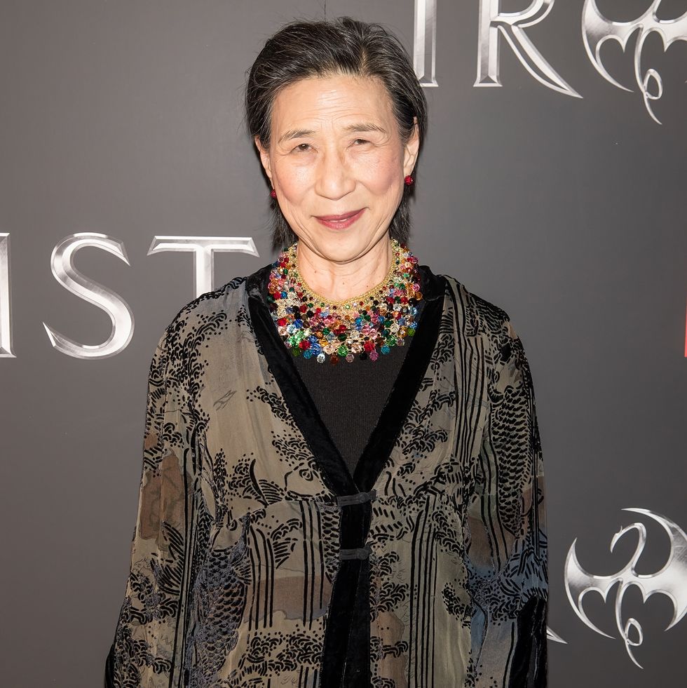 wai ching ho poses on the red carpet at an iron fist screening in 2017