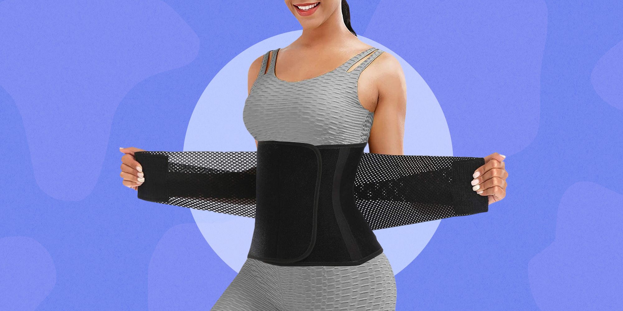  ChongErfei Waist Trainer Belt for Women & Man - Waist Trimmer Weight  Loss Ab Belt - Slimming Body Shaper(Black,Small) : Sports & Outdoors