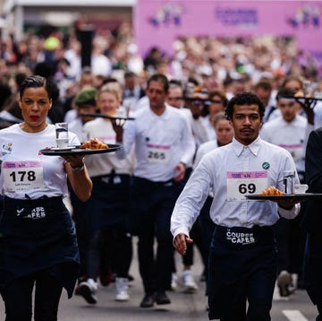 FRANCE-TRADITION-LIFESTYLE-WAITERS-RACE france tradition lifestyle waiters race