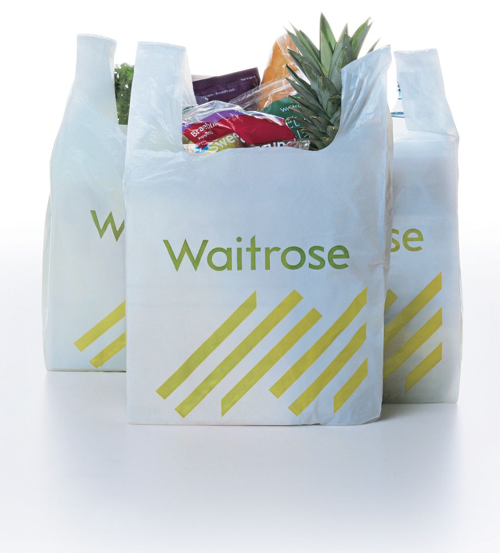 Waitrose plastic bag