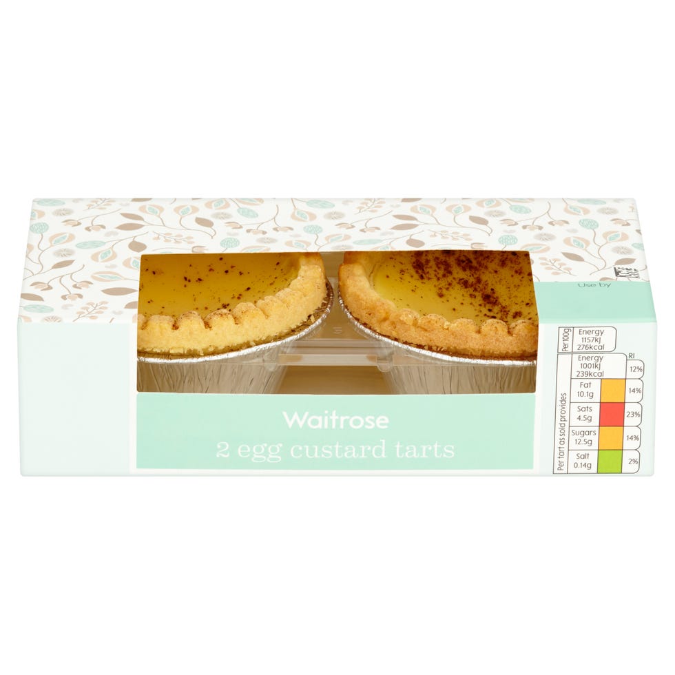 Waitrose egg custard tart 