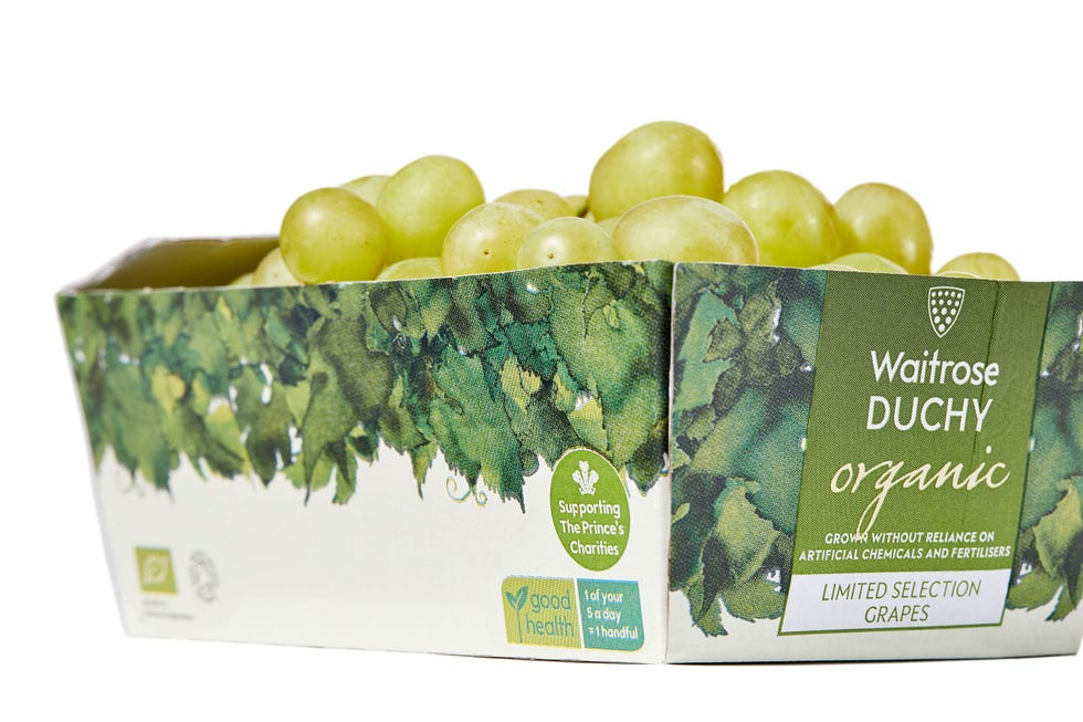 Waitrose & Partners Launch Cardboard Grape Punnets