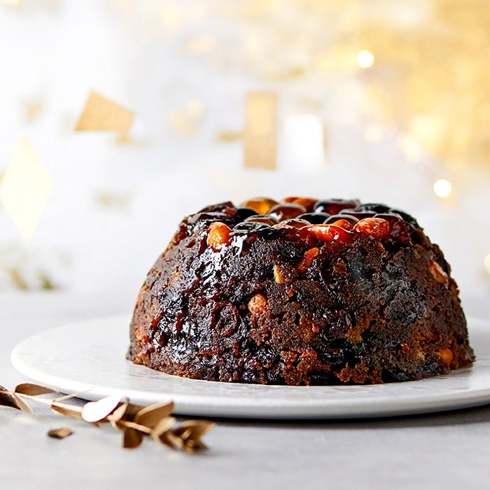 Waitrose Cherry and Almond Topped Christmas Pudding