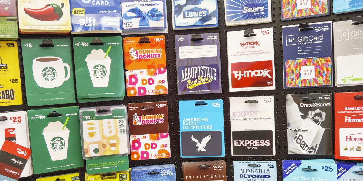 A New Survey Shows Americans Have Unspent Gift Cards Totaling $21B