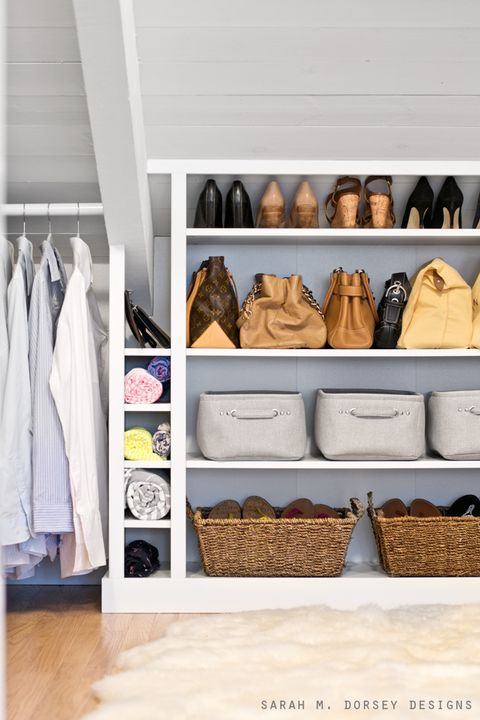 Closet, Shelf, Room, Furniture, Wardrobe, Shelving, Clothes hanger, Shoe organizer, Boutique, Cupboard, 