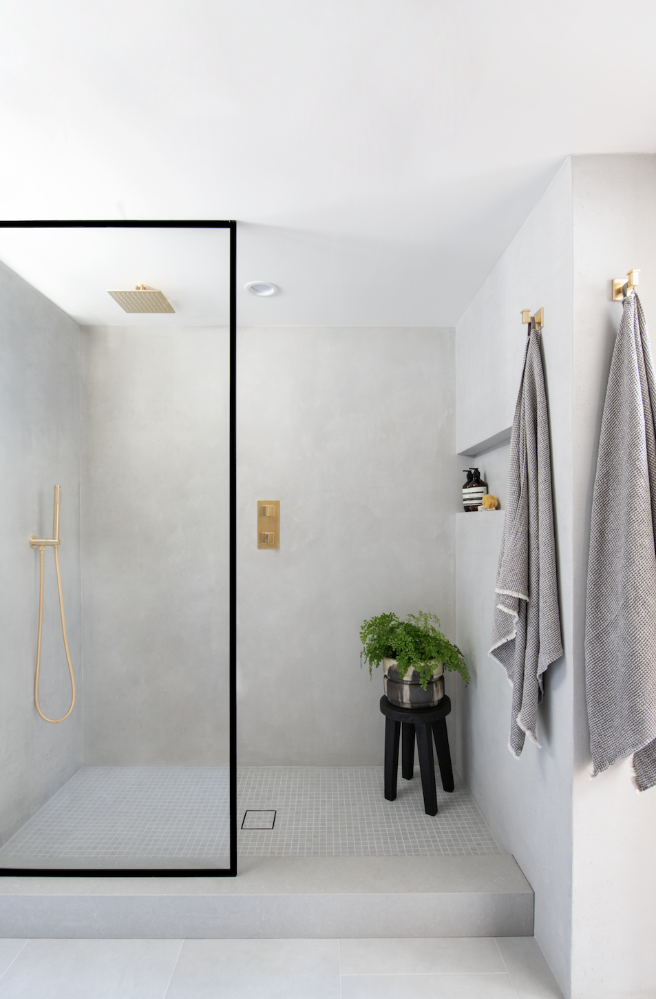 simple shower design