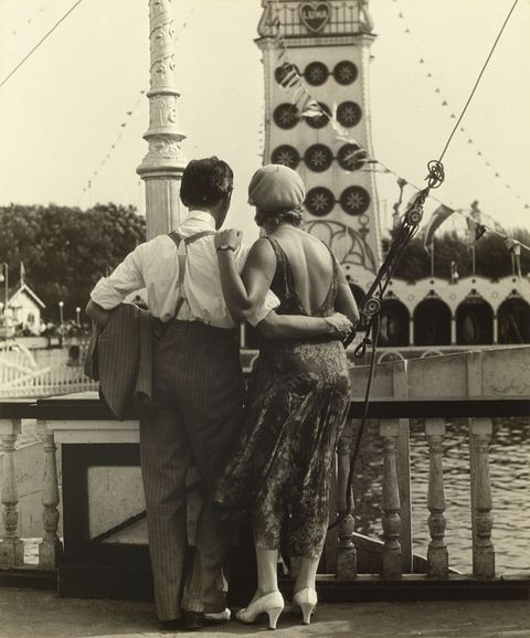 Couple at Coney Island by Walker Evans
