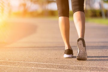 Walking.