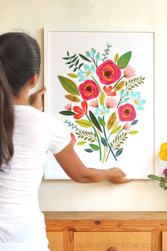 34 DIY Wall Art Ideas - Homemade Wall Art Painting Projects