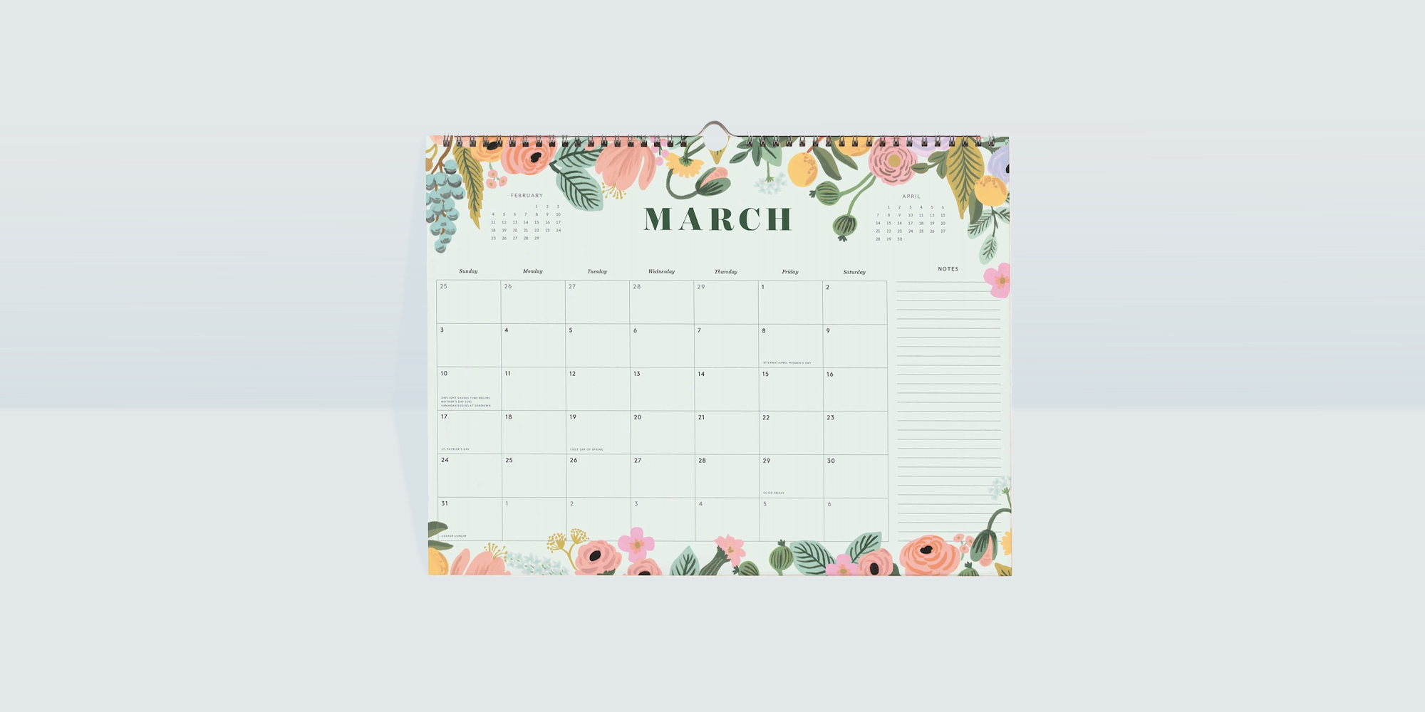 Botanical Acrylic Calendar