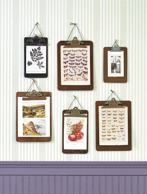 11 Wall hanging clips for photos ideas
