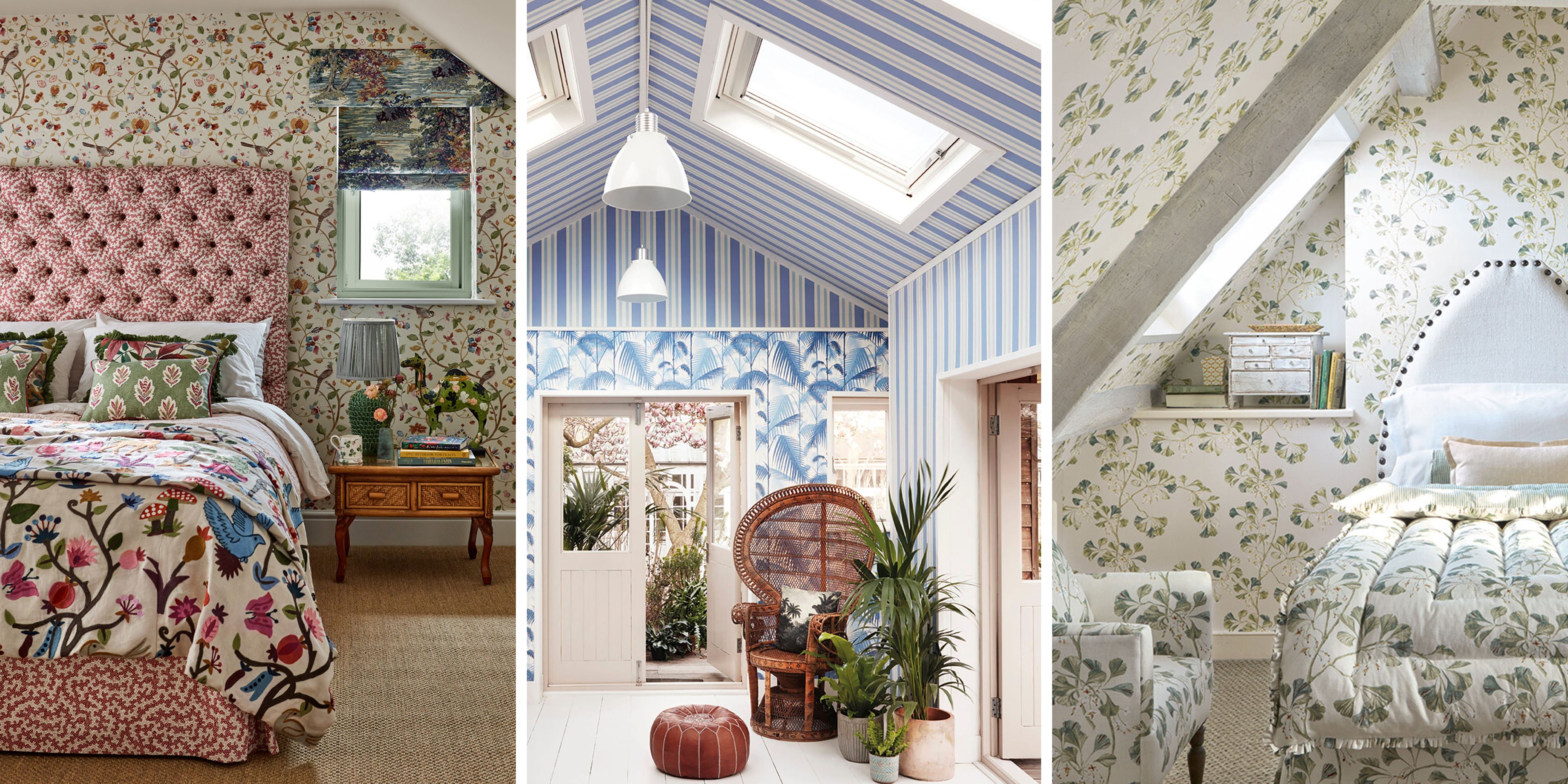 Next Ditsy Leaf Wallpaper | Freemans