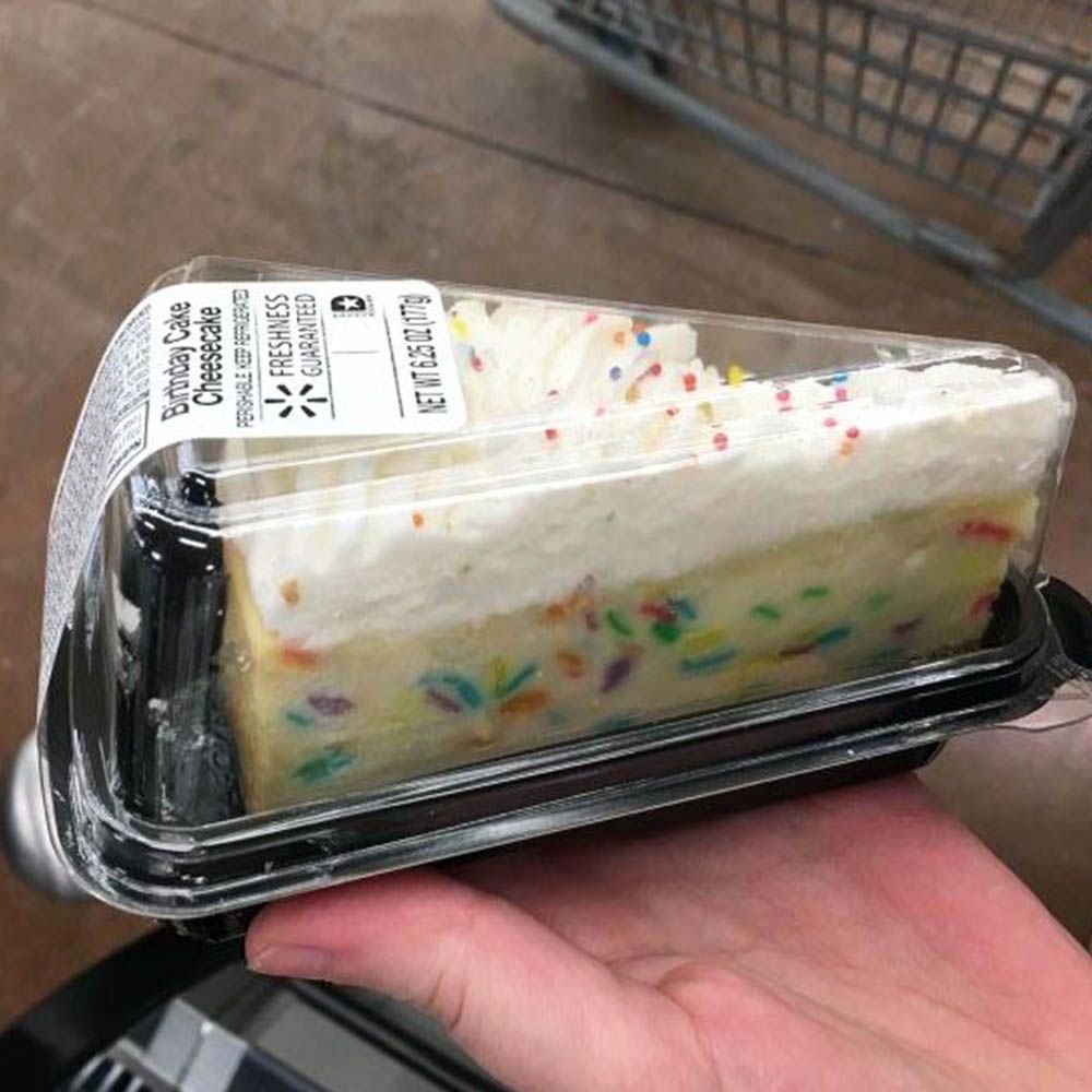Walmart Is Selling Single Slices of Birthday Cake Cheesecake to Make Dessert a Party