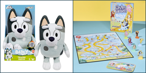 exclusive walmart bluey toys muffin and chutes and ladders