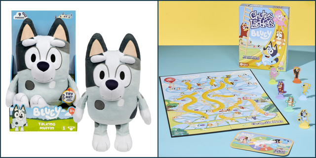 exclusive walmart bluey toys muffin and chutes and ladders
