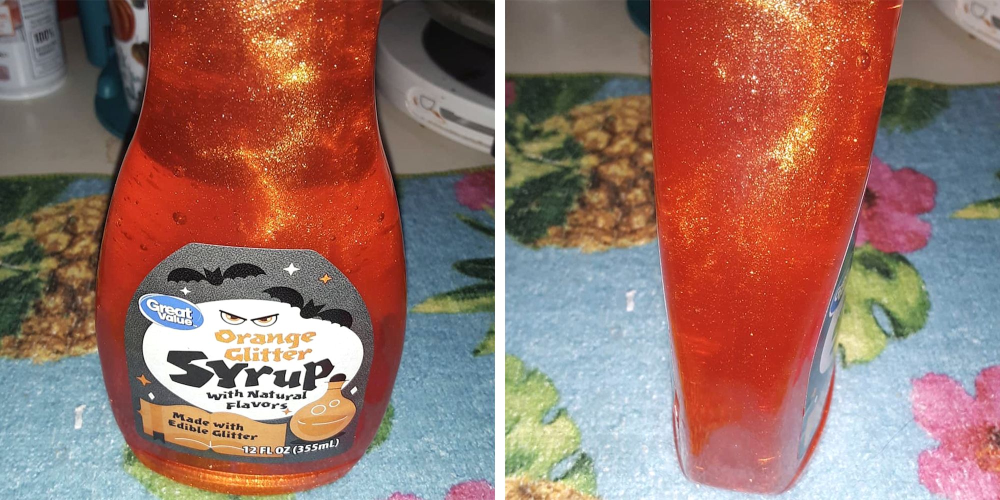 Walmart Is Selling Orange Glitter Syrup to Make Your Halloween