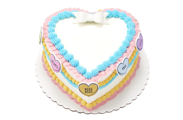 walmart vintage heart cake