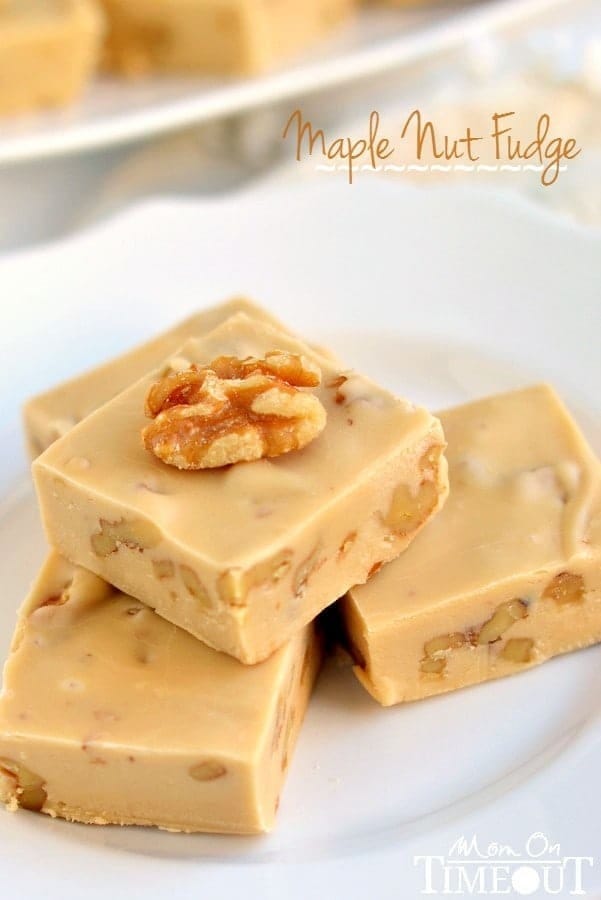 maple nut fudge