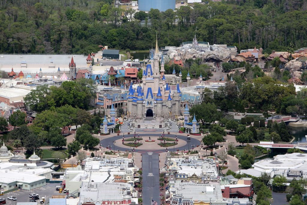 city of orlando, theme parks empty as coronavirus threat remains