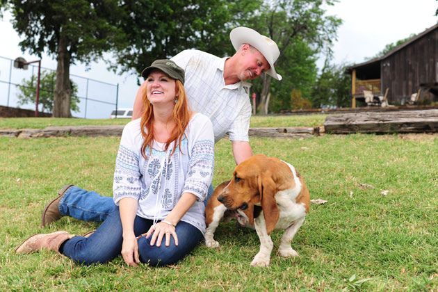 ree drummond and dog walter
