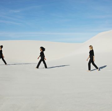 wandelen in de woestijn