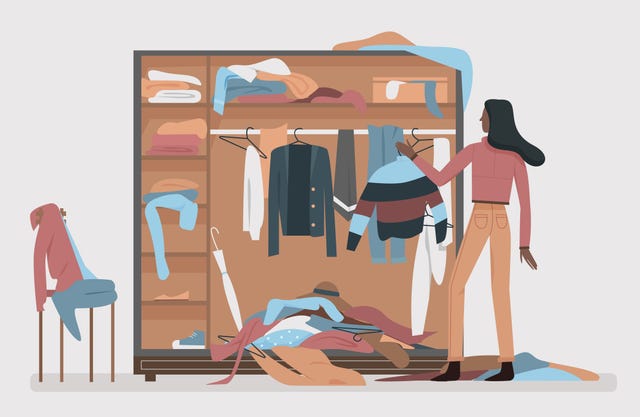 wardrobe clear out