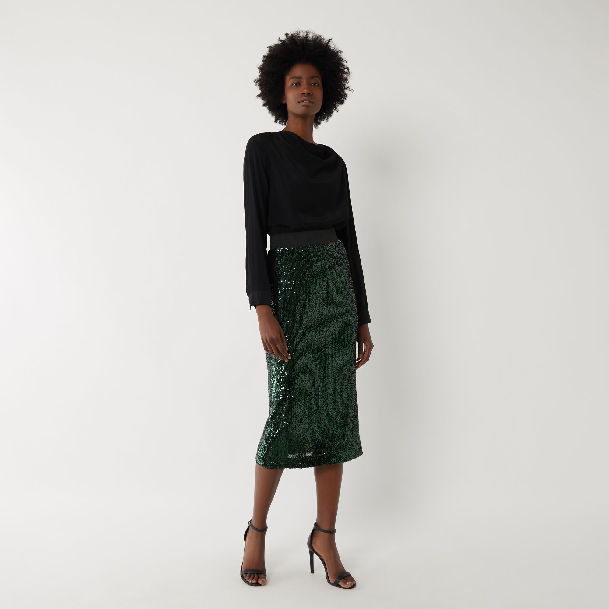 Green glitter outlet skirt