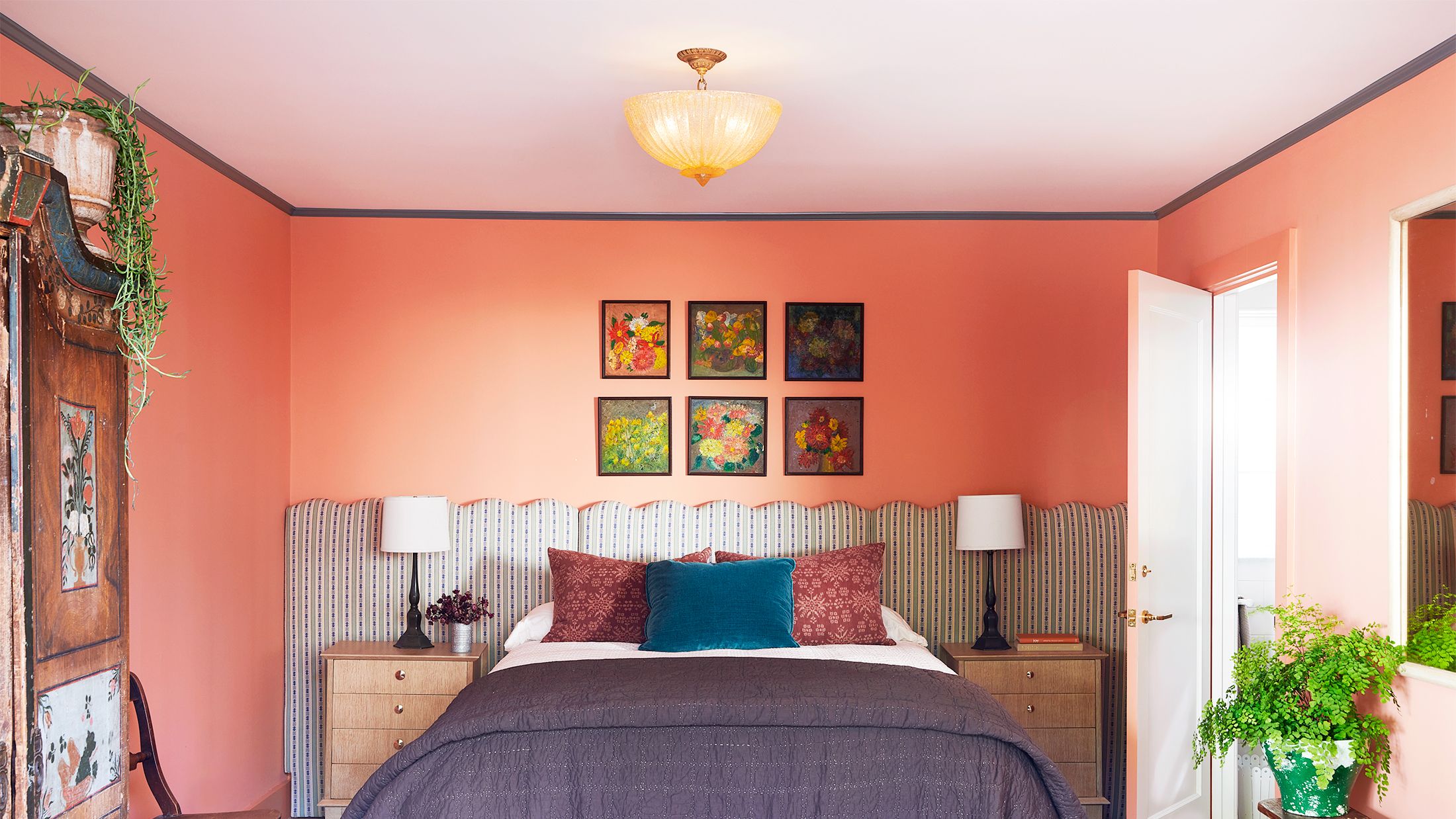 colorful bedroom walls
