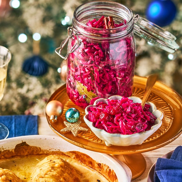 Warm Red Cabbage Pickle warm red cabbage pickle