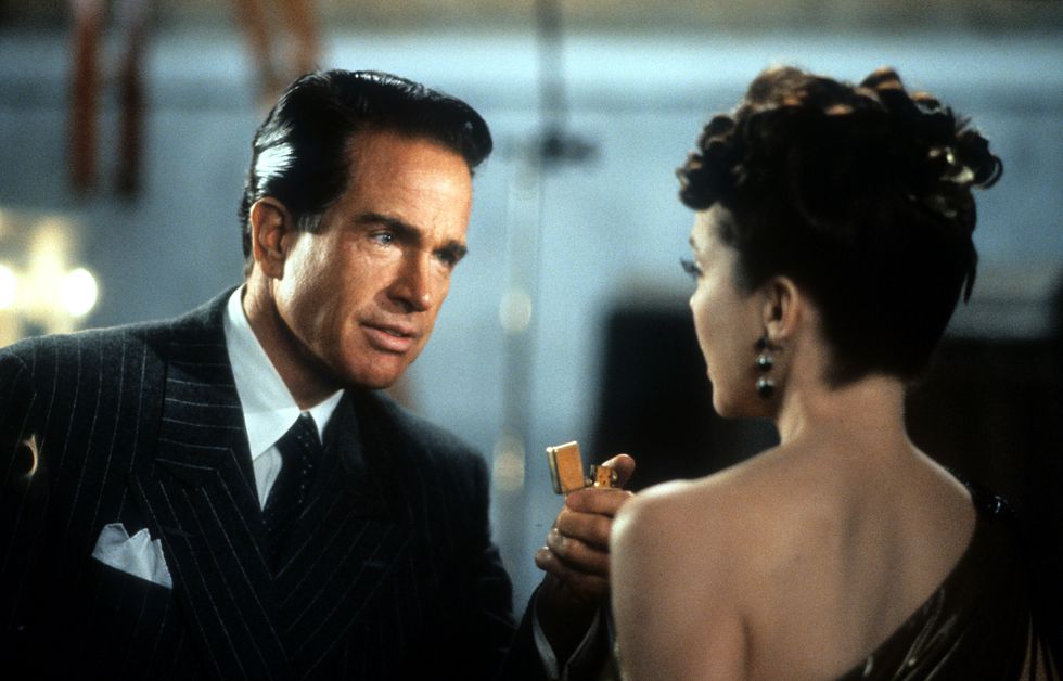 warren beatty and annette bening in 'bugsy'
