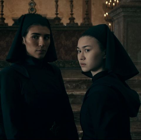 the warrior nun l to r olivia delcÁn as sister camila, lorena andrea as sister lilith, kristina tonteri young as sister beatrice in episode 2 of the warrior nun cr courtesy of netflixnetflix © 2020