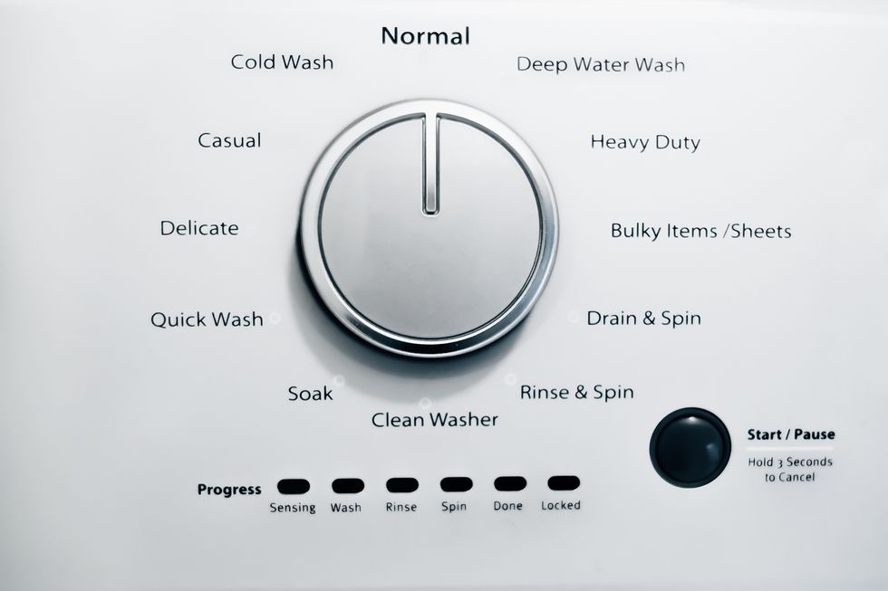 washer controls