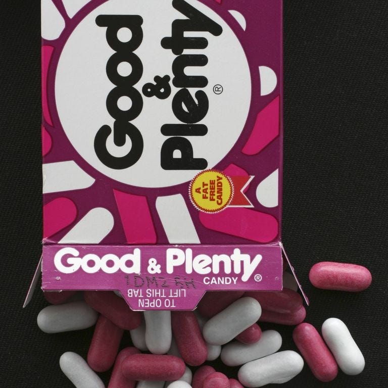 good and plenty