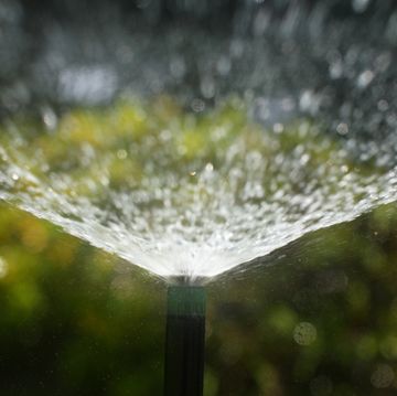 water splash from sprinkler