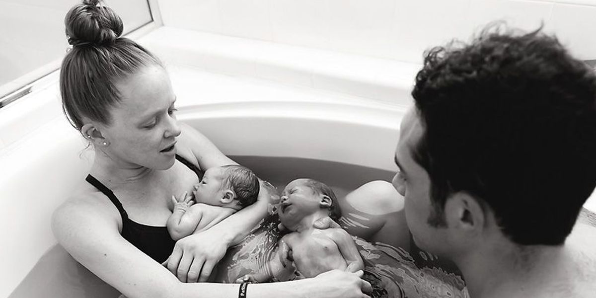 These Photos of a Twin Water Birth Are as Beautiful as They Are Fascinating