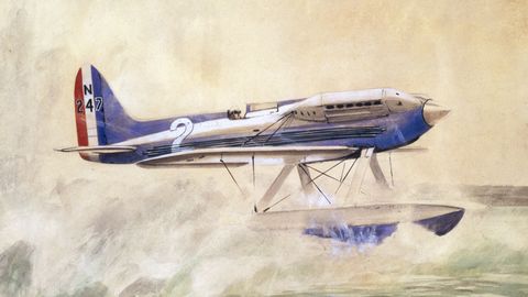 supermarine s6 seaplane, c 1931