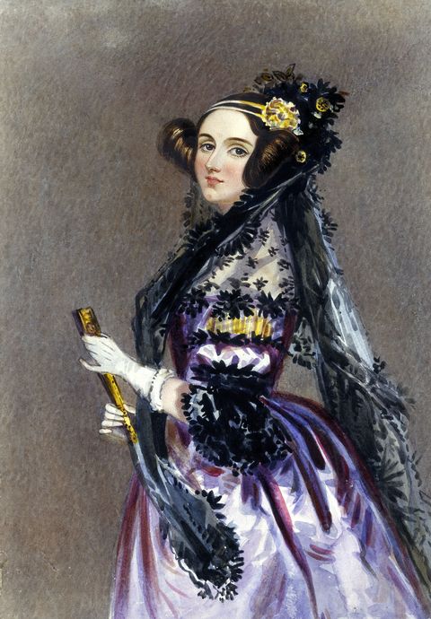 Ada King, Countess of Lovelace, 1840.