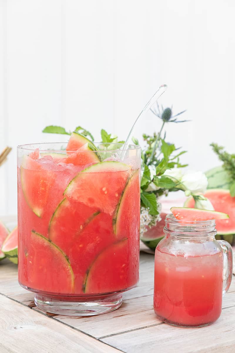 The Best Watermelon Cocktail Pitcher Recipe - Flavourise