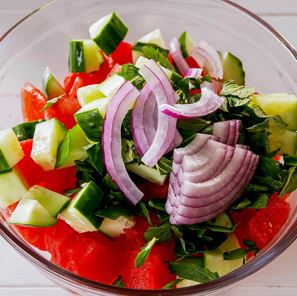 watermelon feta salad