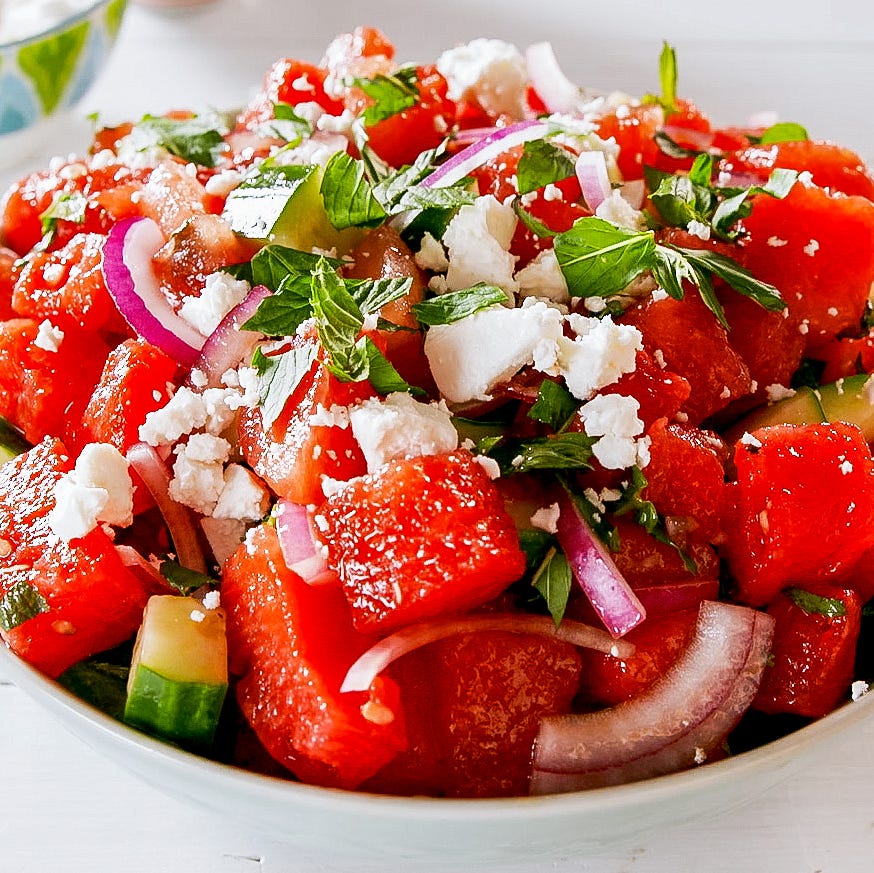 watermelon feta salad