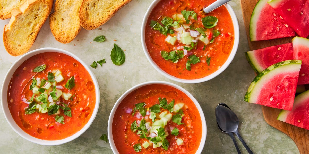 preview for Celebrate Summertime With This Ultra-Refreshing Watermelon Gazpacho