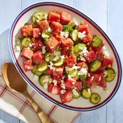 best watermelon salad with feta and mint recipe