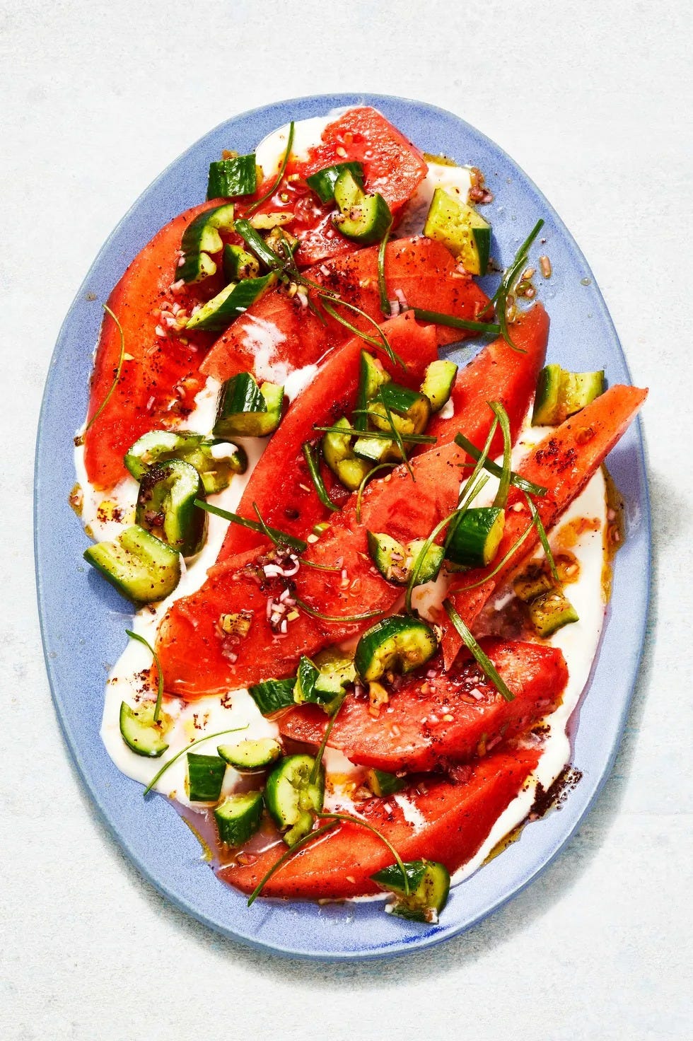 watermelon salad with feta