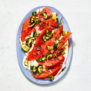 watermelon salad with feta