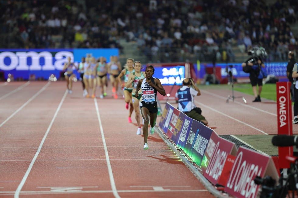 kipyegon faith competes and wins in womens 1500m during the golden gala pietro mennea 2023 part of the 2023 diamond league series at ridolfi stadium on june 02, 2023 in florence, italy photo by andrea martininurphoto via getty images