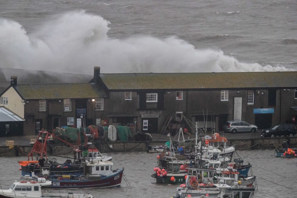 Storm Diana Lashes The UK Coast