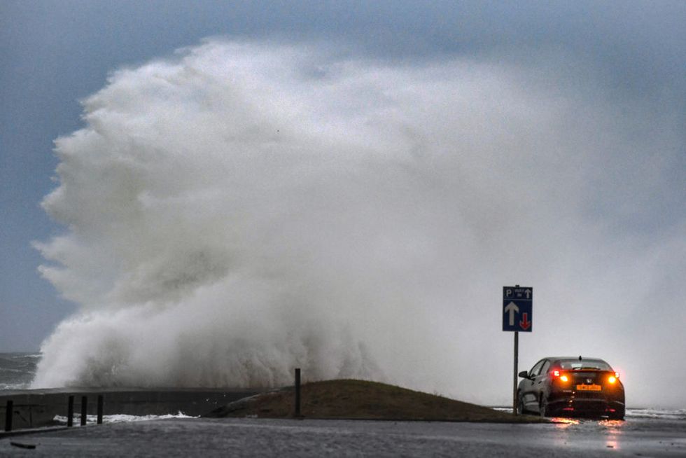 Storm Diana Lashes The UK Coast