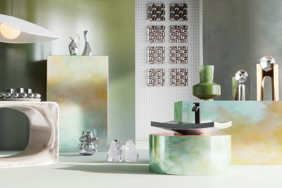 wayfair professional 2025 design trends new wave futurism